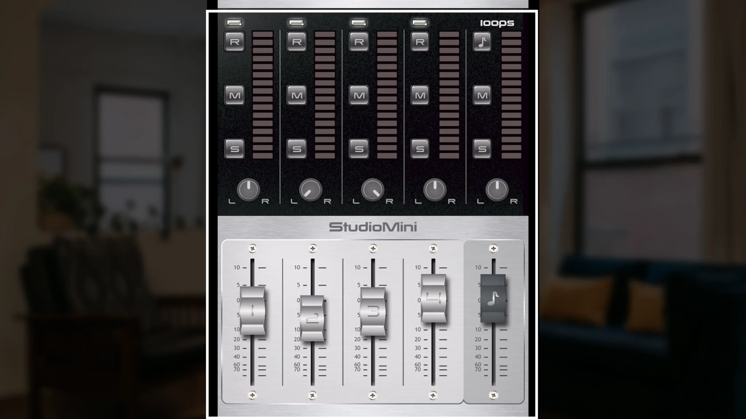 Mezclador - Aplicación StudioMini para grabar música